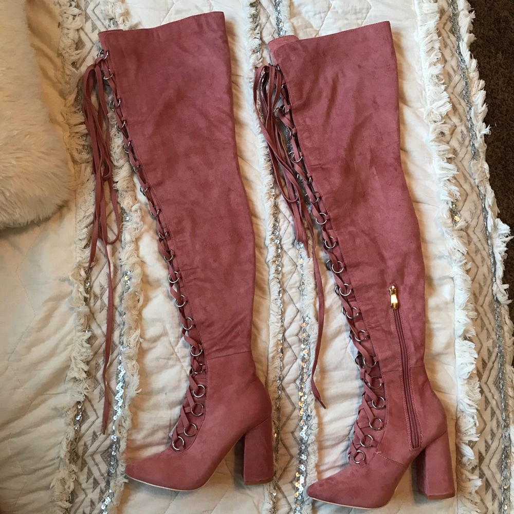 Cape Robbin thigh high boots